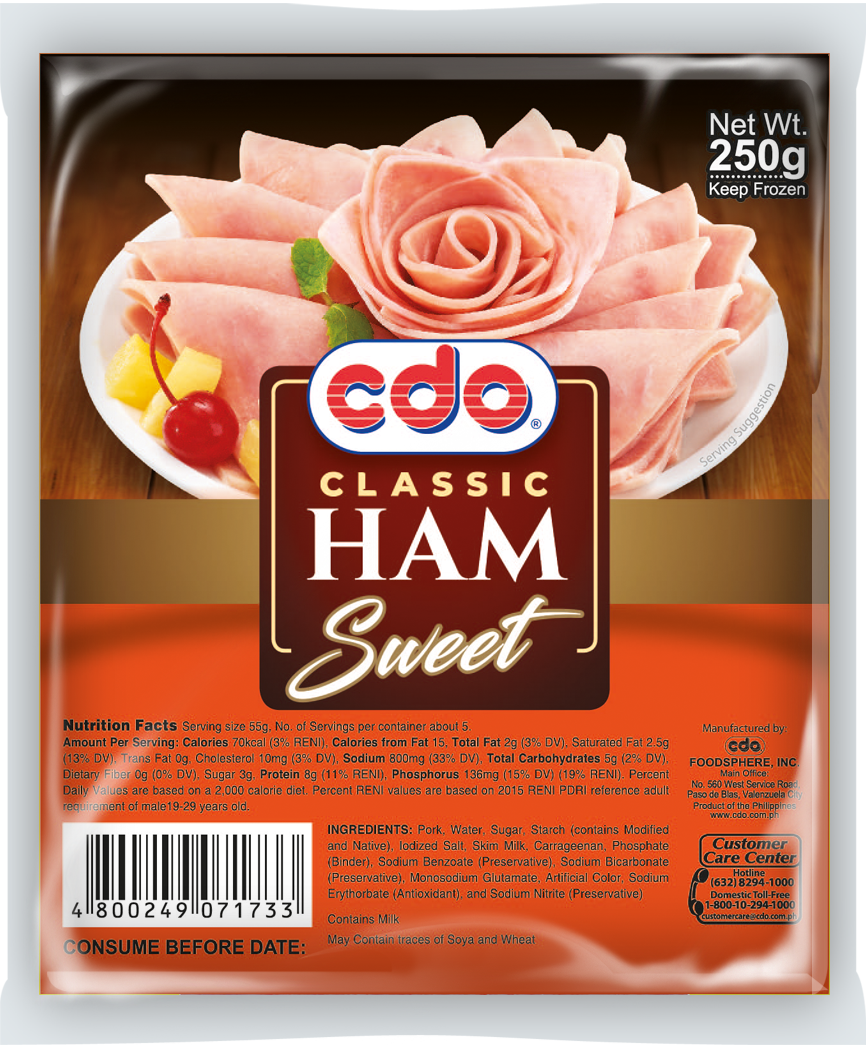 CDO Sweet Ham Classic 250g