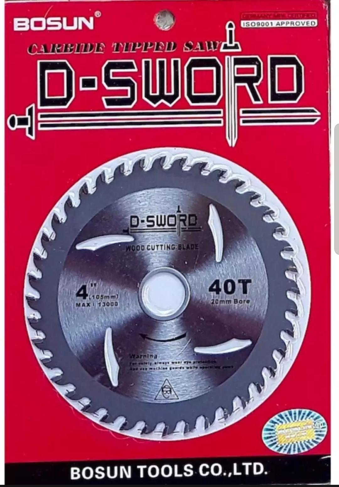 BOSUN DSword TCT Circular Saw Blade for Wood 4 inches x 40 teeth