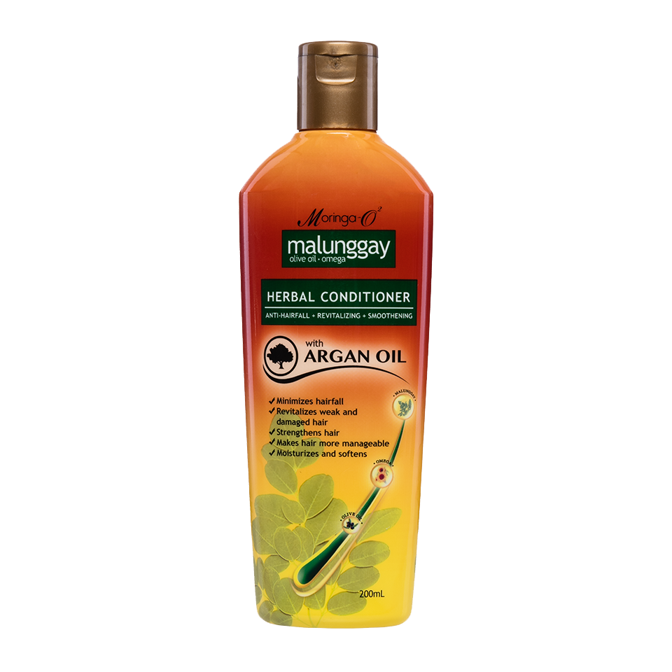 MoringaO2 Malunggay Herbal Conditioner AntiHairfall Revitalizing Smoothening with Argan Oil 200ml