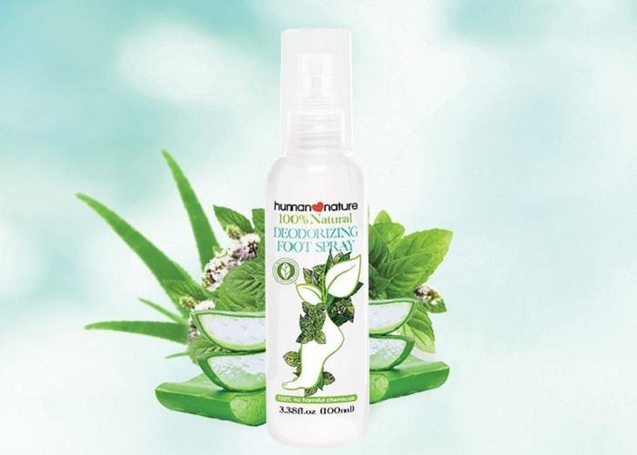 Human Heart Nature Deodorizing Foot Spray 100ml Hand Foot Care 100ml