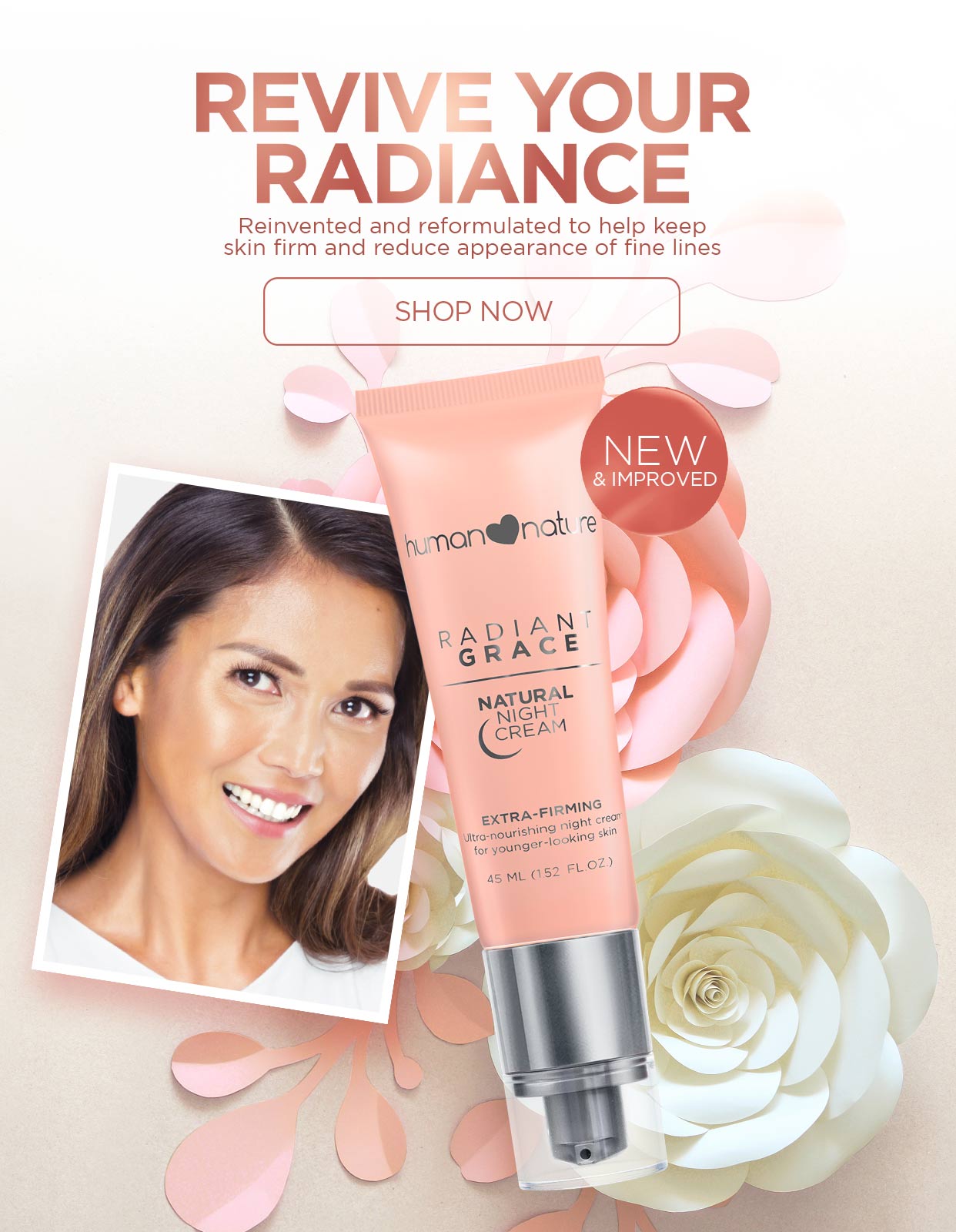 Human Heart Nature Radiant Grace Night Cream 45ml