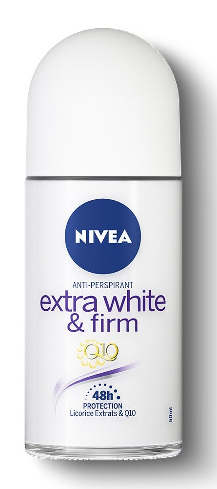 Nivea Deo Roll On Extra White Firm Q10 50ml