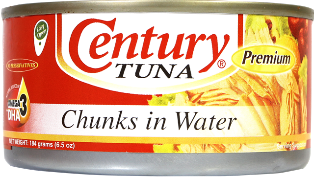 Century Tuna Premium Red Chunks in Water 184g Easy Open Cap