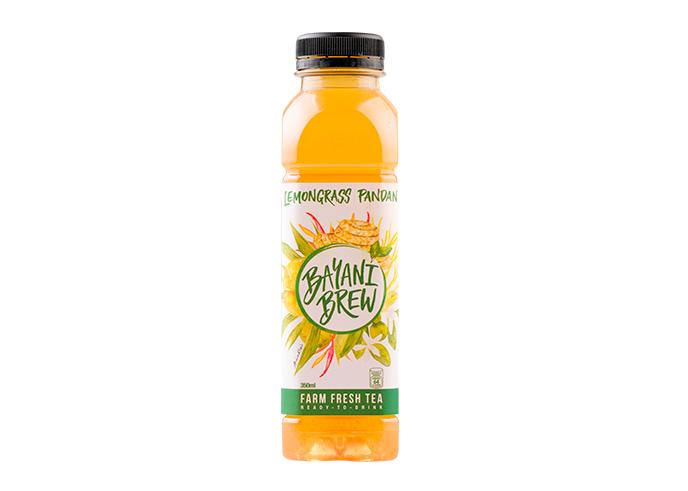 Human Heart Nature Bayani Brew Farm Fresh Tea in Lemongrass Pandan 350ml Food Drink 350ml