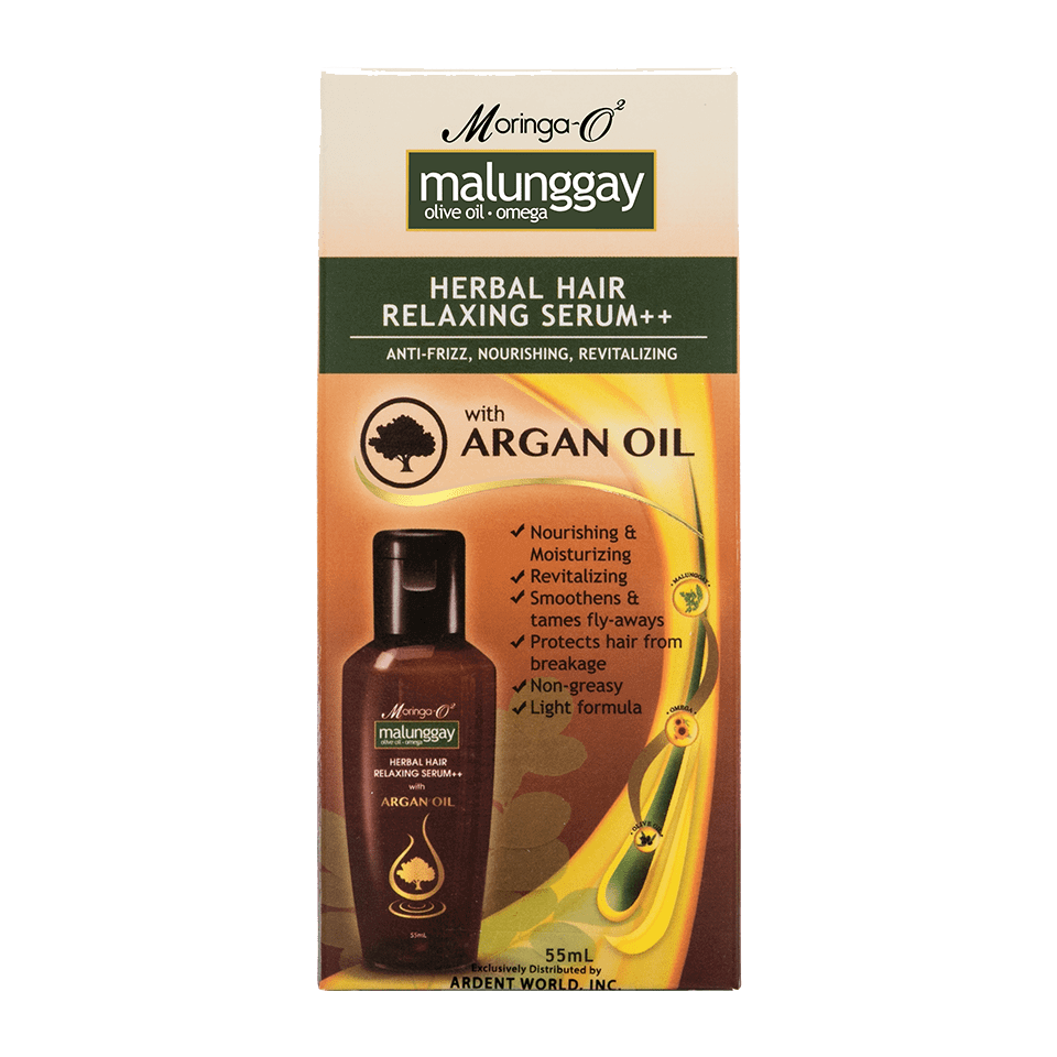 MoringaO2 Olive Oil Omega 55ml Herbal Hair Relaxing Serum with Argan Oil