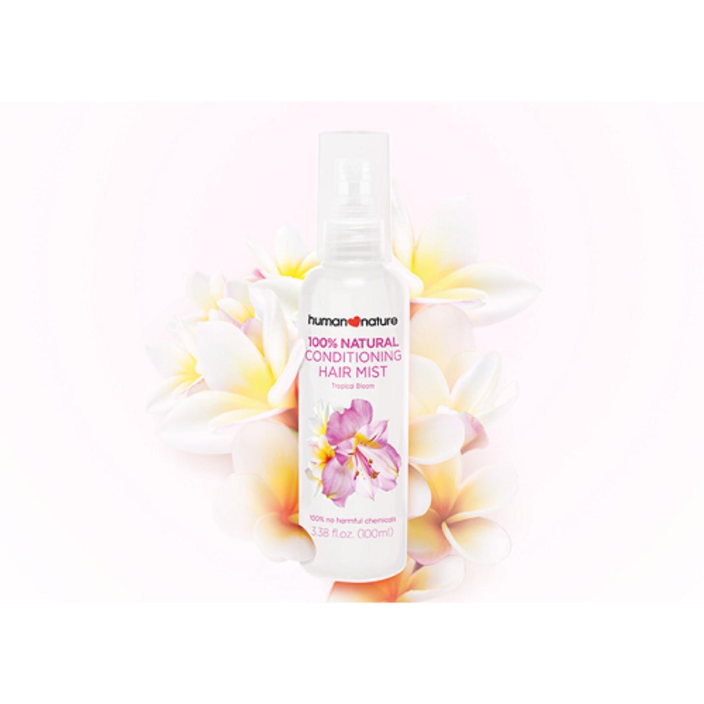 Human Heart Nature 100ml Conditioning Hair Mist TROPICAL BLOOM Hair Care 100ml
