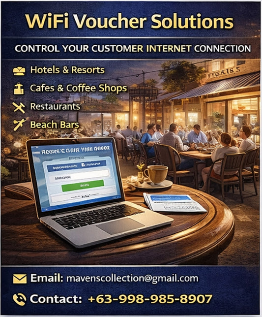 WiFi Voucher Solution for Hotel / Resort / Café / Restaurant