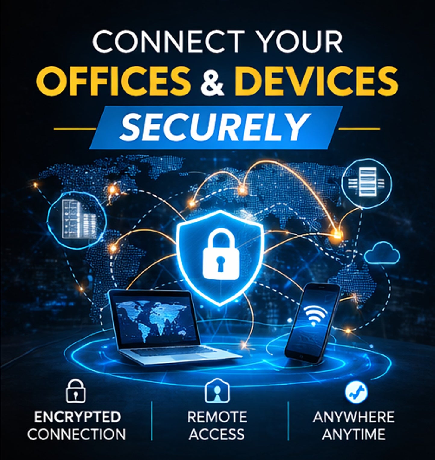 VPN Virtual Private Network - Secure Remote Network Setup Service