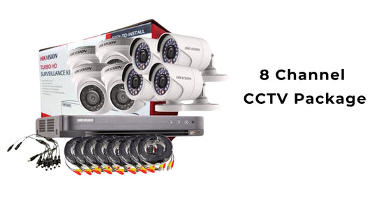 CCTV 8 Channel Analog 2MP 2TB HDD Security Solutions