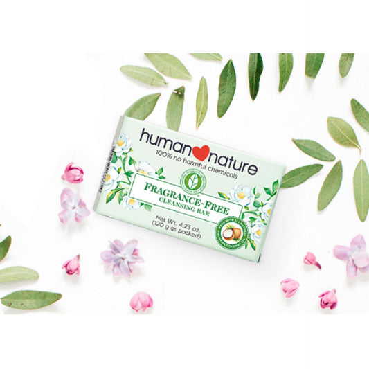 Human Heart Nature 120g Fragrance Free Gentle Cleansing Bar Soap Body Care Cleansing 120g