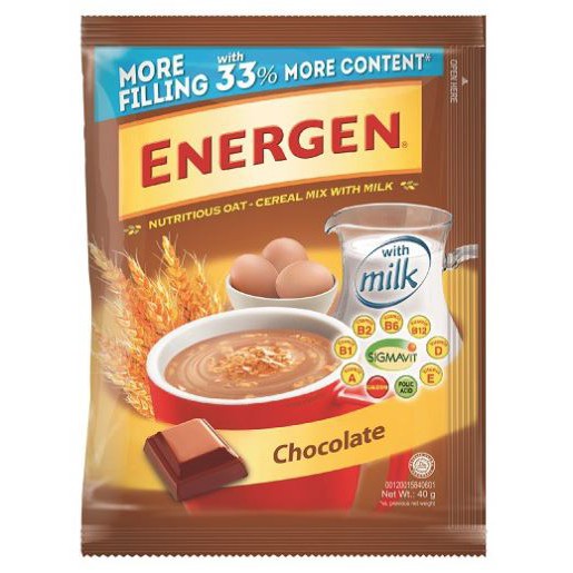 Energen Chocolate 40g.