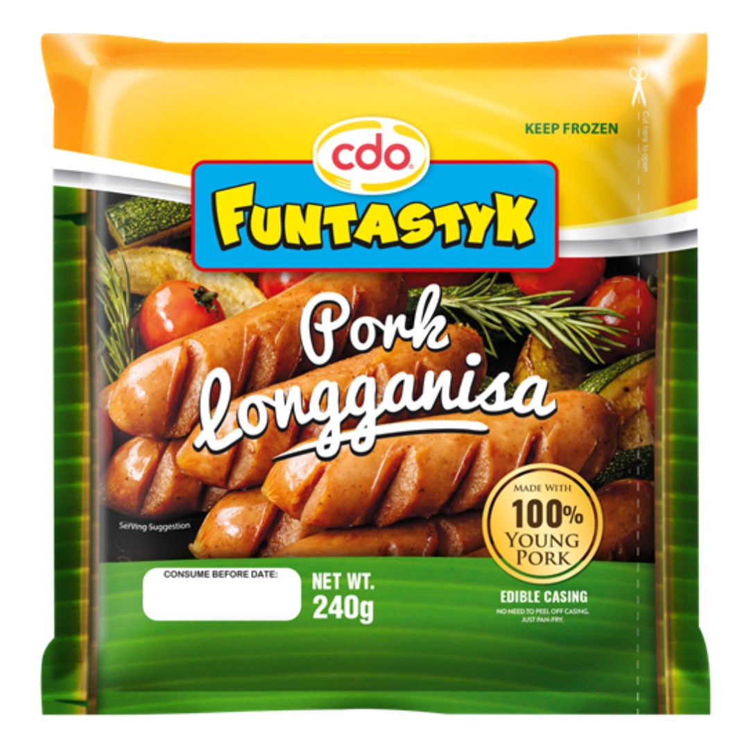 CDO Funtastyk Pork Longganisa 240g