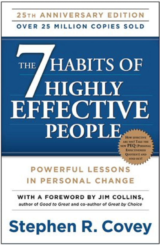 The 7 Habits of Highly Effective People Powerful Lessons In Personal Change By Stephen R Covey Paperback 1pc