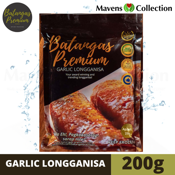 Batangas Premium Garlic Longganisa 200g