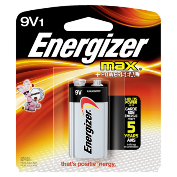 Energizer Max 9V1 Alkaline Battery