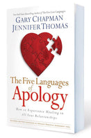 The Five Languages of Apology How to Experience Healing in All Your Relationships book by Gary Chapman and Jennifer Thomas Paperback