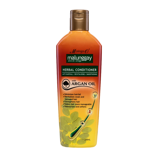 MoringaO2 Malunggay Herbal Conditioner AntiHairfall Revitalizing Smoothening with Argan Oil 200ml