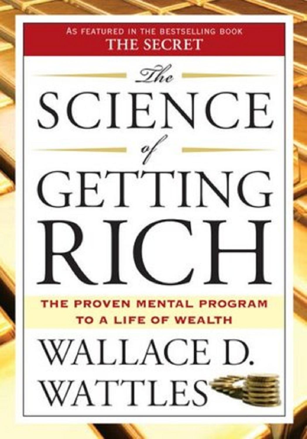 The Science of Getting Rich The Proven Mental Program To a Life of Wealth By Wallace D Wattles Paperback