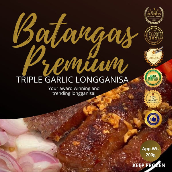 Batangas Premium Triple Garlic Longganisa 200g