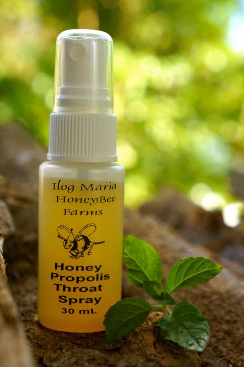 Ilog Maria Honey Propolis Throat Spray Breath Freshener Bacteriostatic Throat Mouth Spray 30ml 1 bottle