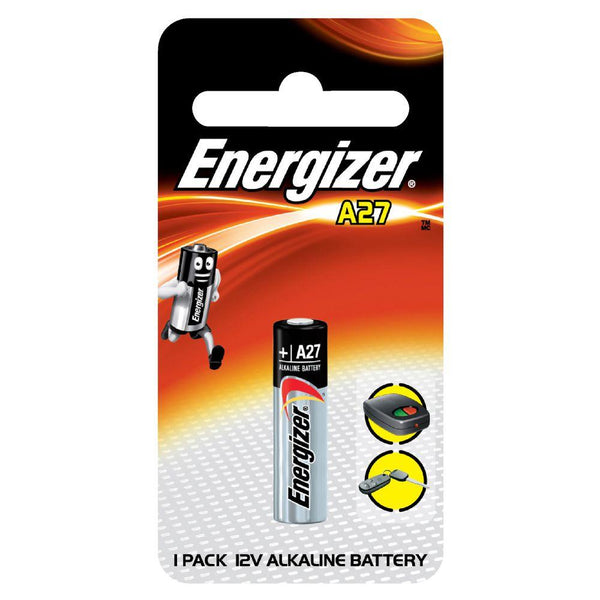 Energizer A27 12V Alkaline Battery Zero Mercury 1pc 1pack