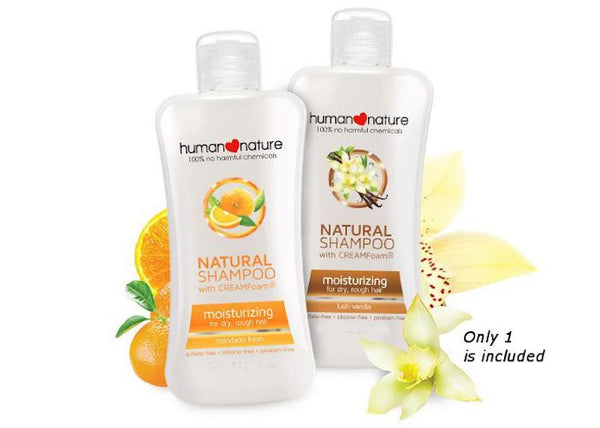 Human Heart Nature 50ml Moisturizing Shampoo Mandarin w Creamfoam Hair Care 50ml