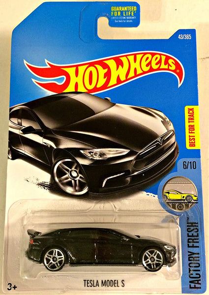 Hot Wheels Car Toy 3 inches 328365 Tesla Model X Black 164 Scale