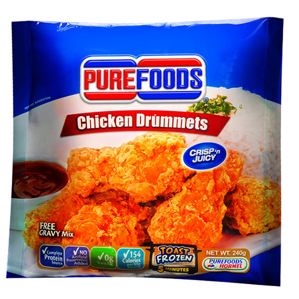 Purefoods Chicken Drummets 240g Crispy and Juicy