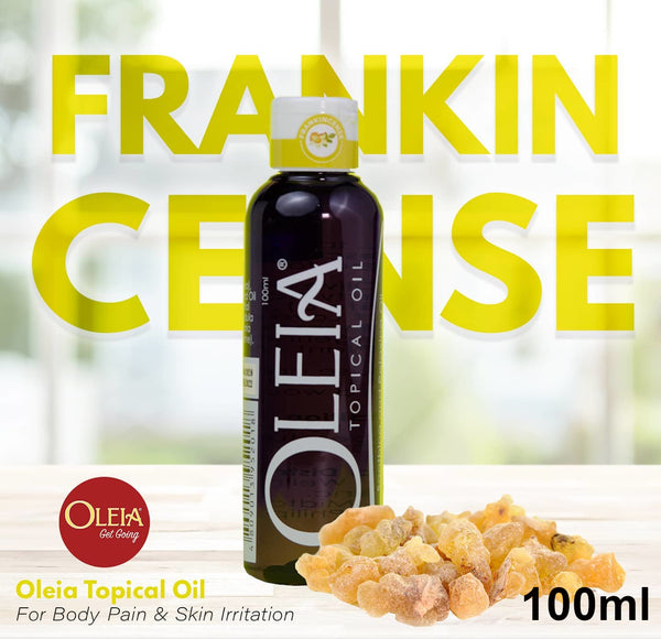 Oleia Topical Oil Frankincense 100mL Cetylated Fatty Acid Oil Soothing and Relaxing Oil 1 bottle