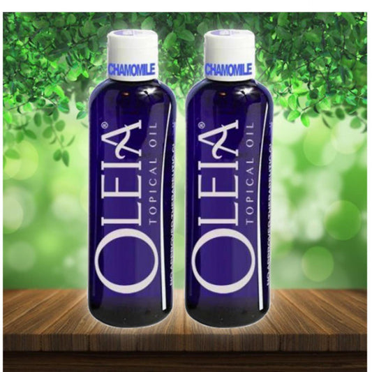 Oleia Topical Oil Chamomile 100mL Cetylated Fatty Acid Oil Soothing and Relaxing Oil 2 bottles