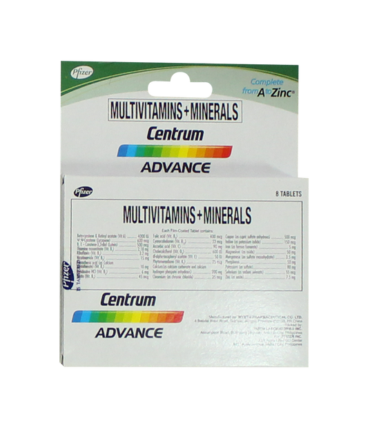 Centrum Advance 8 Tablets Multivitamins Minerals Complete from A to Zinc