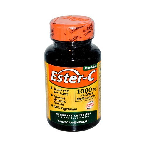 Ester C 1000mg w Citrus Bioflavanoids 45 Vegetarian Tablets by American Health