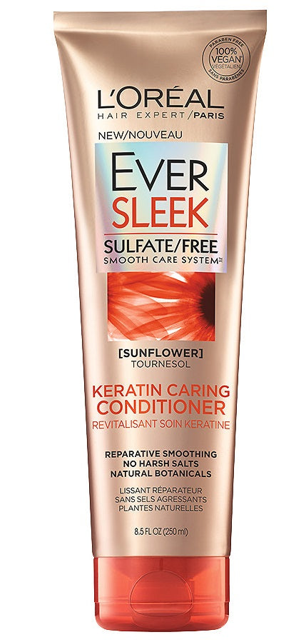 LOreal Ever Sleek Keratin Caring Conditioner Sunflower 250ml
