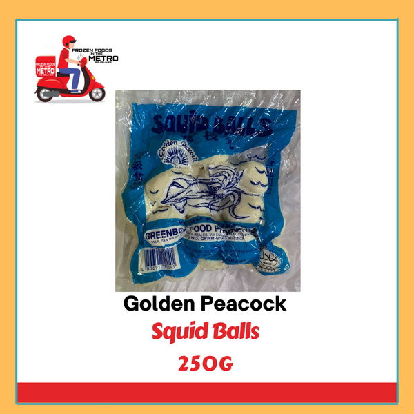 Golden Peacock Squid Balls 250g