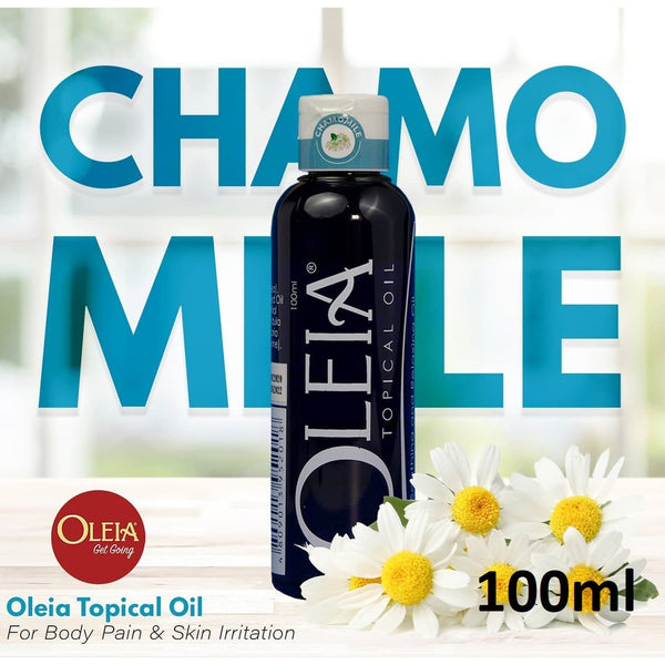 Oleia Topical Oil Chamomile 100mL Cetylated Fatty Acid Oil Soothing and Relaxing Oil 1 bottle