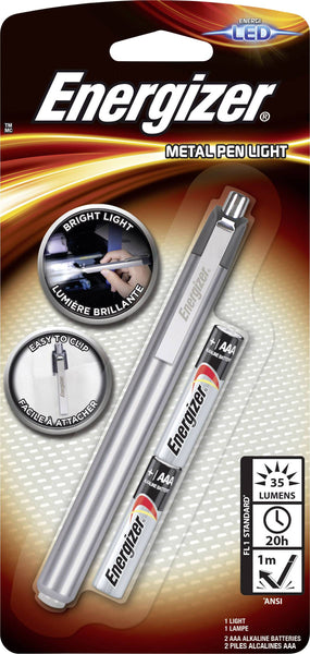 Energizer Bright LED Light Metal Pen Light