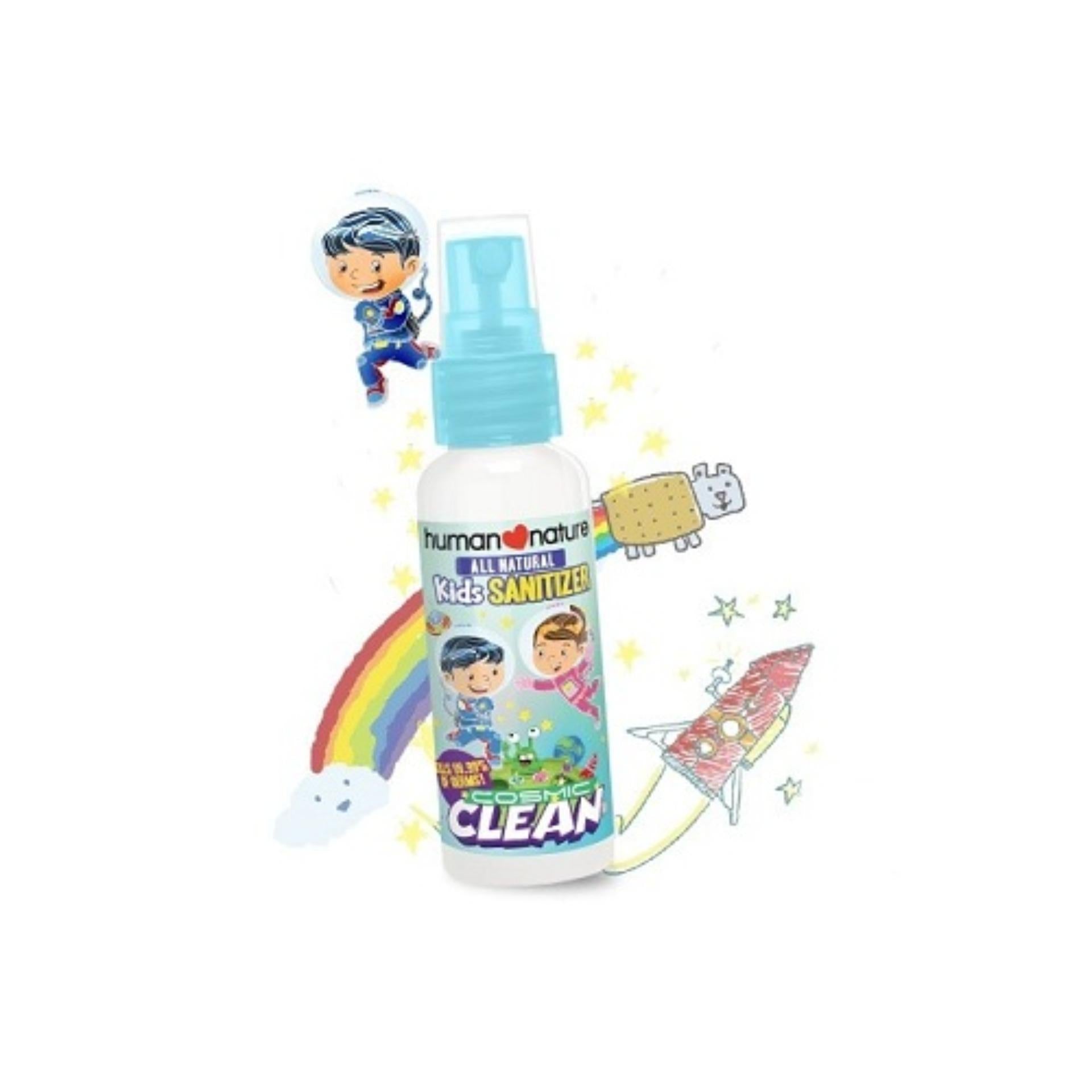 Human Heart Nature 50ml Cosmic Clean Green Apple Kids Spray Sanitizer, Kid's Care, , 50ml