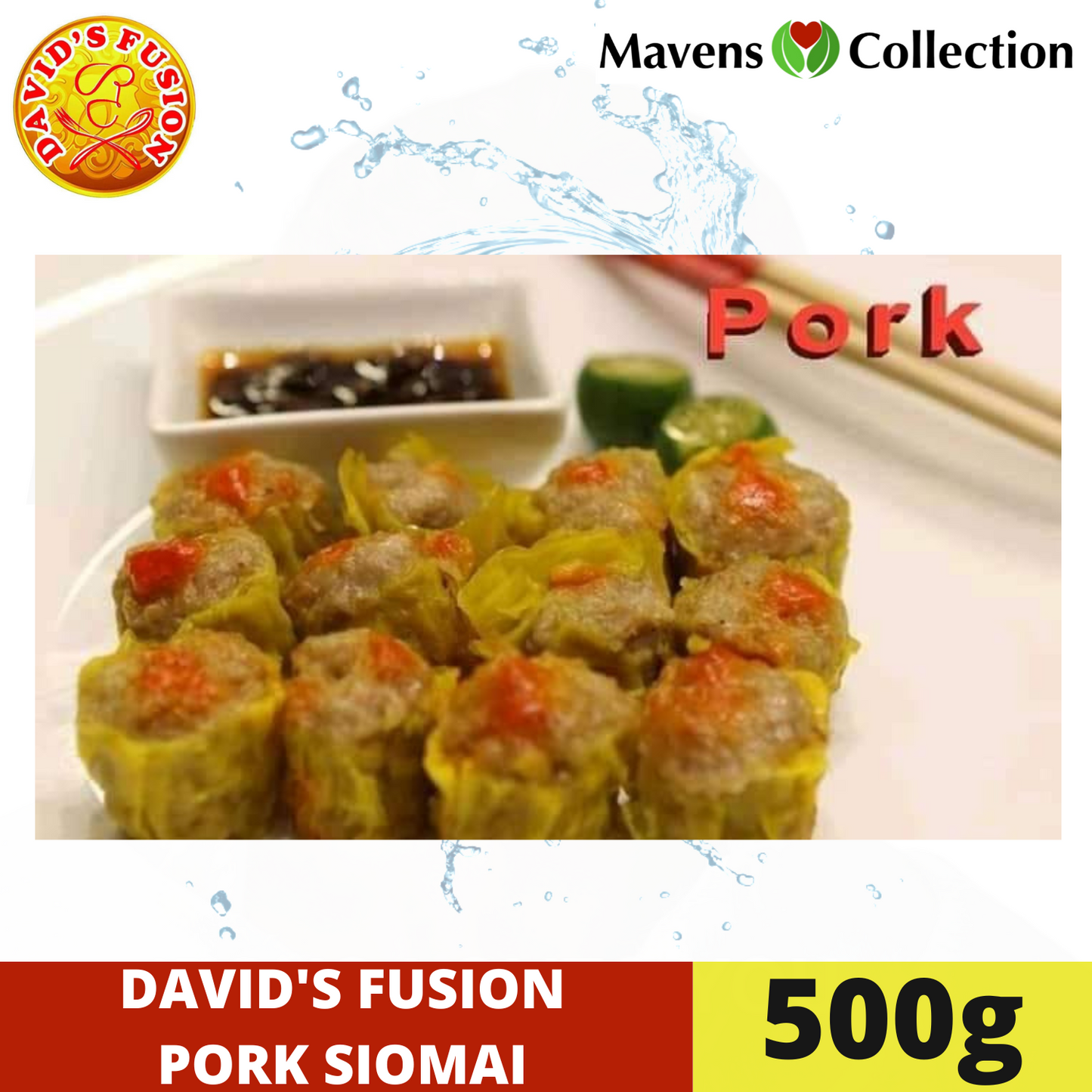 David's Fusion Pork Siomai 500g HK Style Dimsum