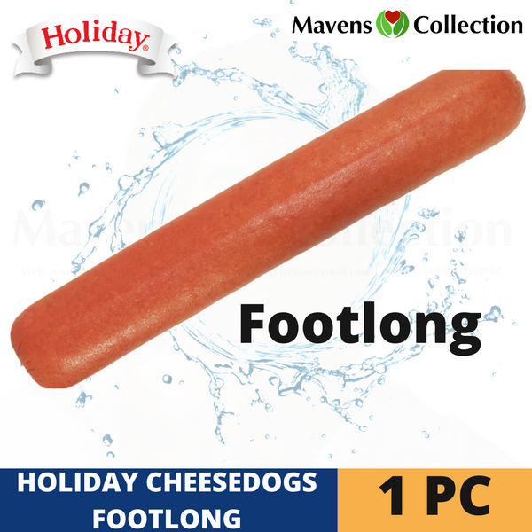 Holiday Cheesedog Footlong 1pc