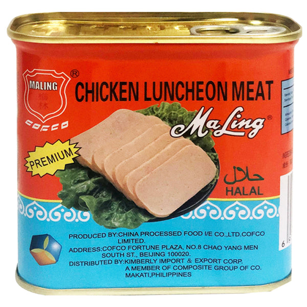 MaLing Chicken Luncheon Meat 340g Premium Easy Open Rectangle