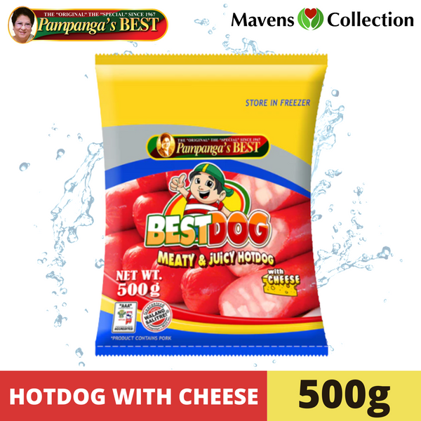 Pampanga's Best Bestdog Hotdog with Cheese 500g