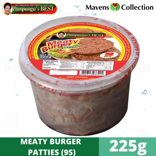 Pampanga's Best Meaty Burger Patties 9s 225g
