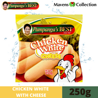 Pampanga's Best Chicken White with Cheese Hotdog Regular 250g