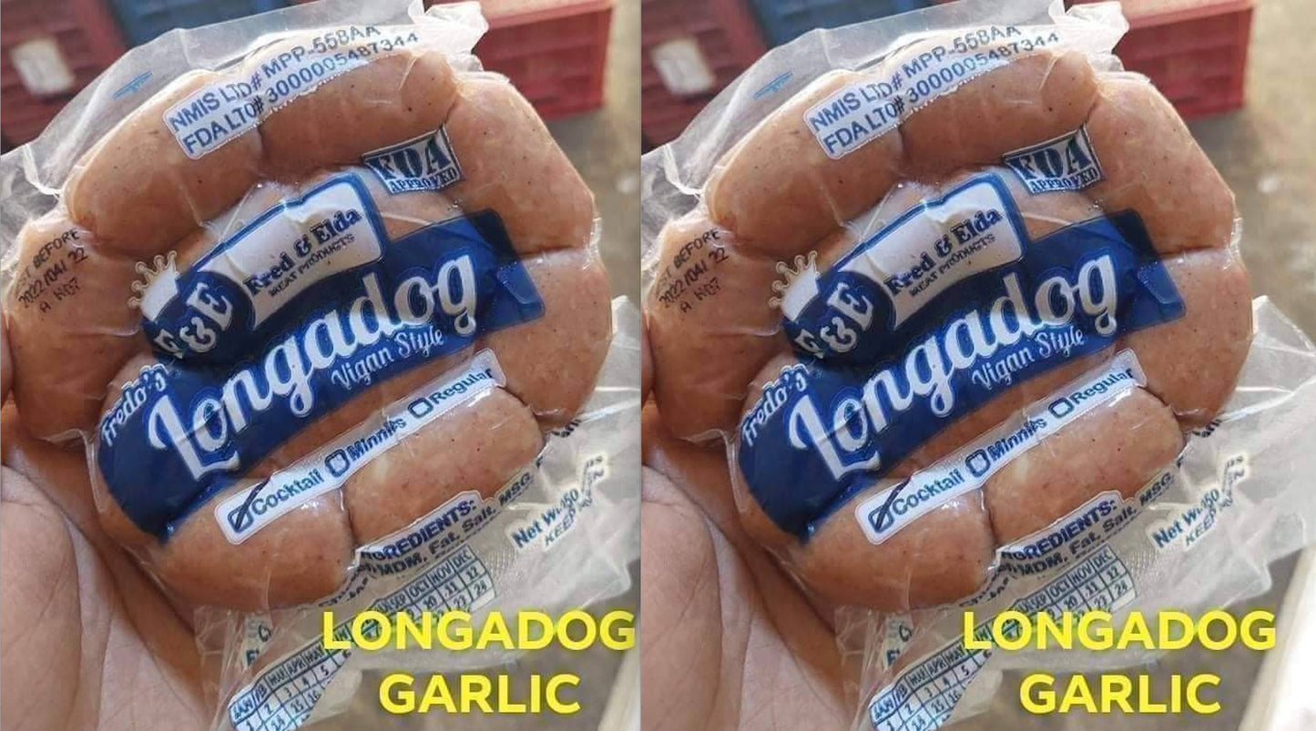 F&E Longadog Garlic Vigan Style Cocktail 250g BUY 1 TAKE 1
