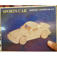 Sports Car Wooden Construction Kit 1pc