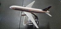 Singapore Airlines Miniature Air Plane Toys Metal 6 inches Collectibles Die Cast with stand