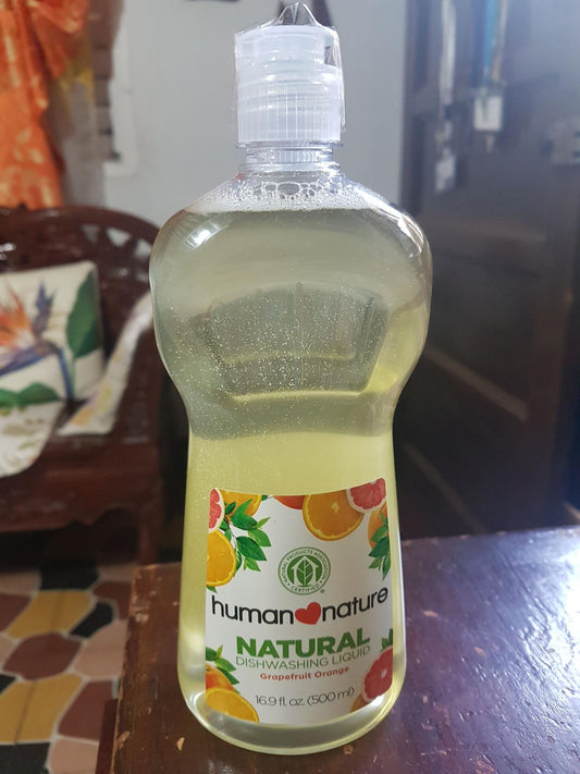 Human Heart Nature 500ml Tough Love DISHWASHING LIQUID GrapefruitOrange Scent Home Care 500ml