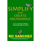 Bo Sanchez Simplify and Create Abundance Inspirational Book Paperback 1 pc
