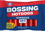 Bossing Hotdogs Kingsize 14+2 pcs 1.14kg