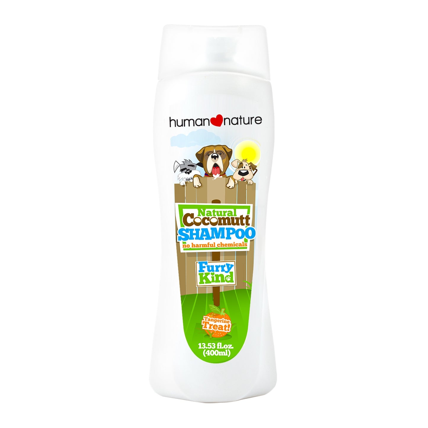 Natural Cocomutt Shampoo 400ml by Human Heart Nature Furry Kind No Harmful Chemicals